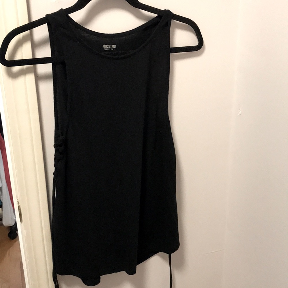 Black laced-up sides tank!